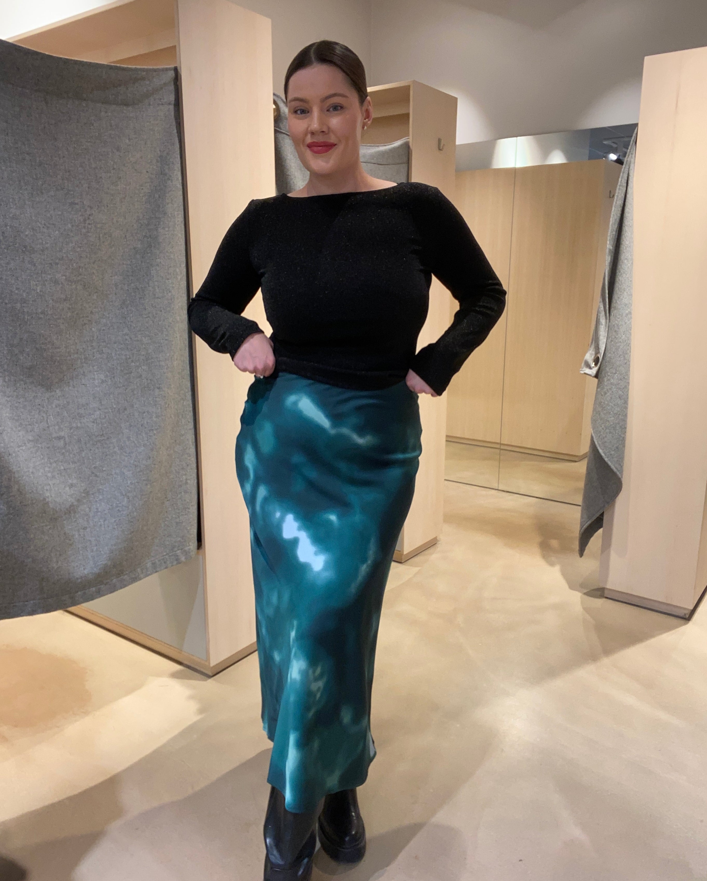 VIELLETTE Midi Skirt - Ponderosa Pine