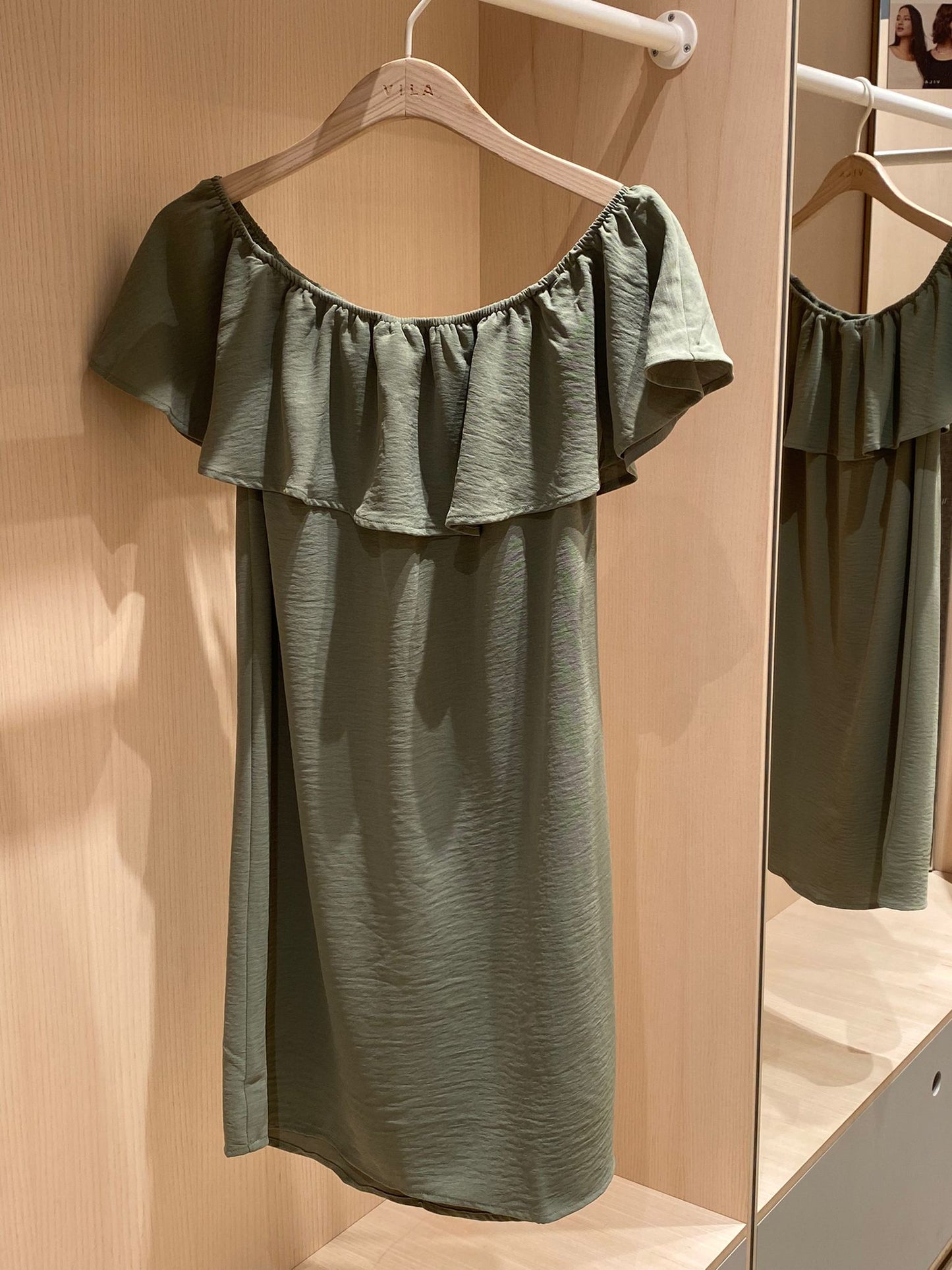 VIRASHA Dress - Oil Green