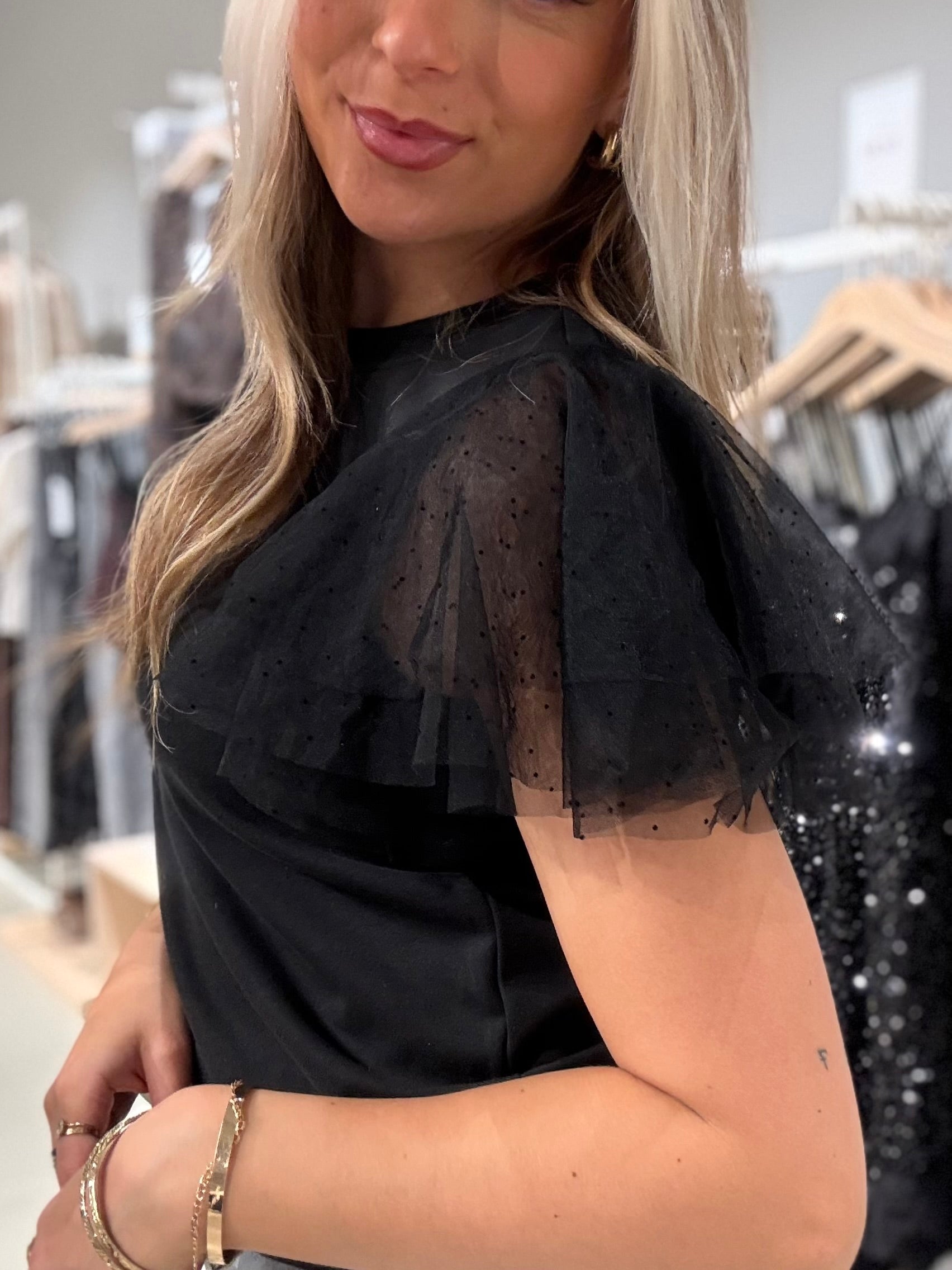 PCESTELLE T-shirt - Black