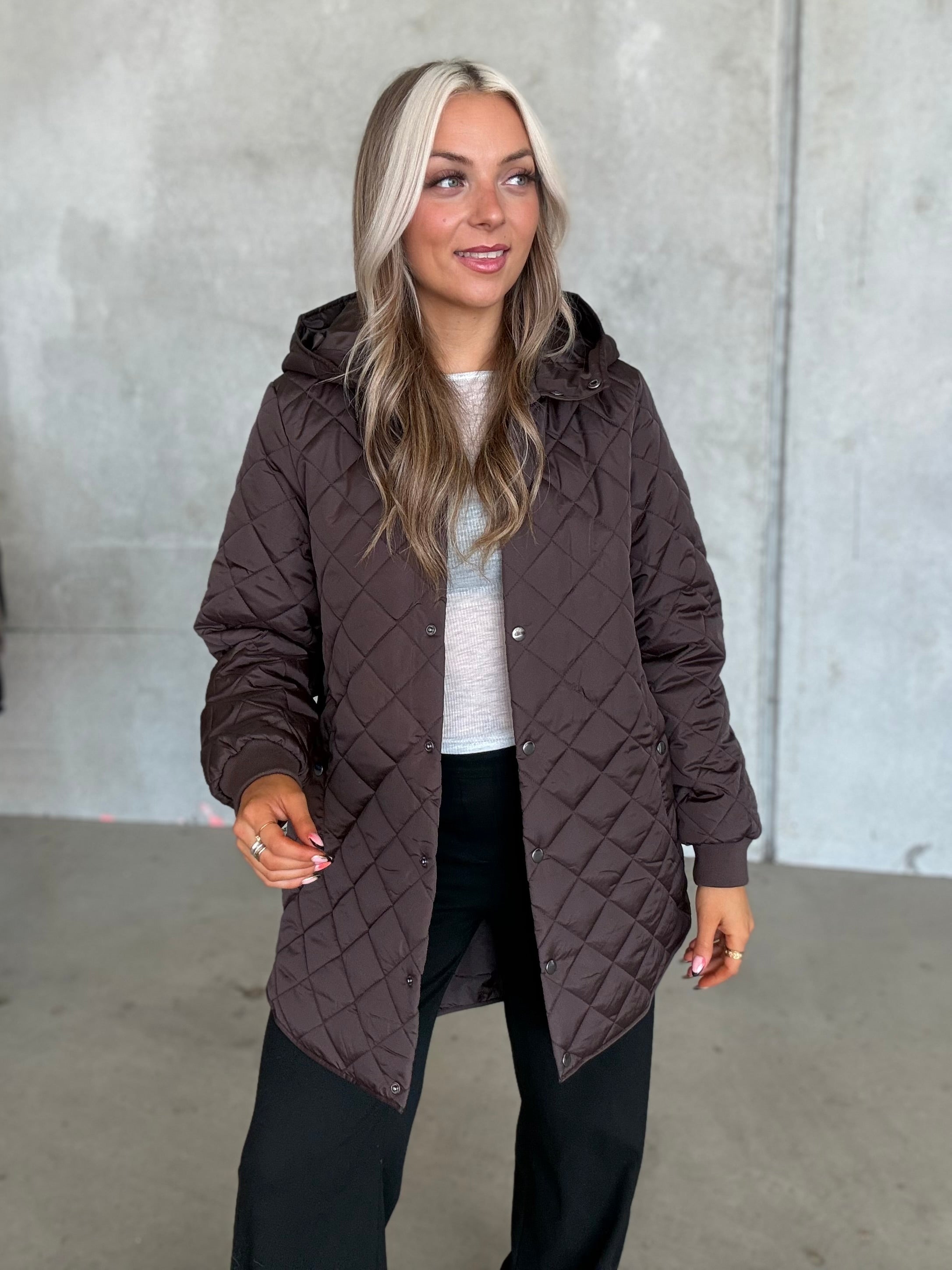 VITATE Coat - Coffee Bean