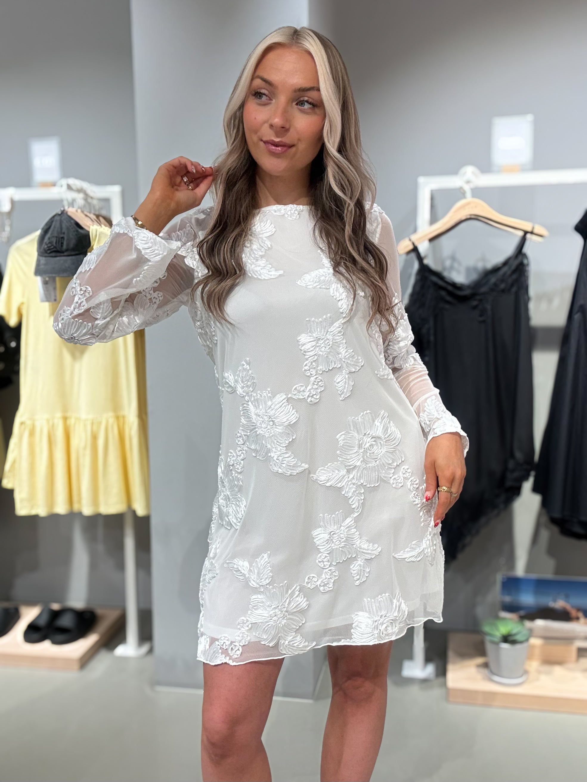 PCEVA Short Dress - Cloud Dancer