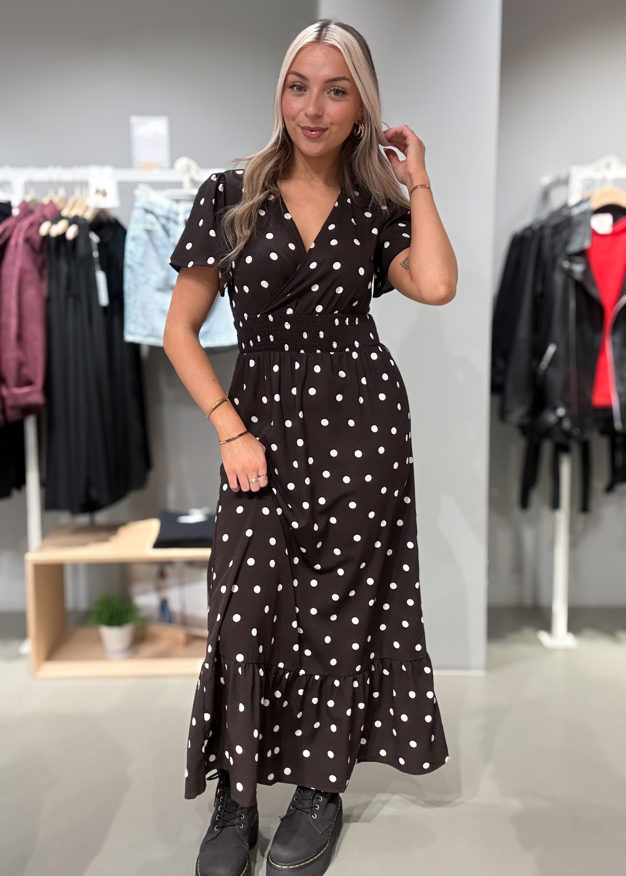 VIMATHILDE Midi Dress - Coffee Bean