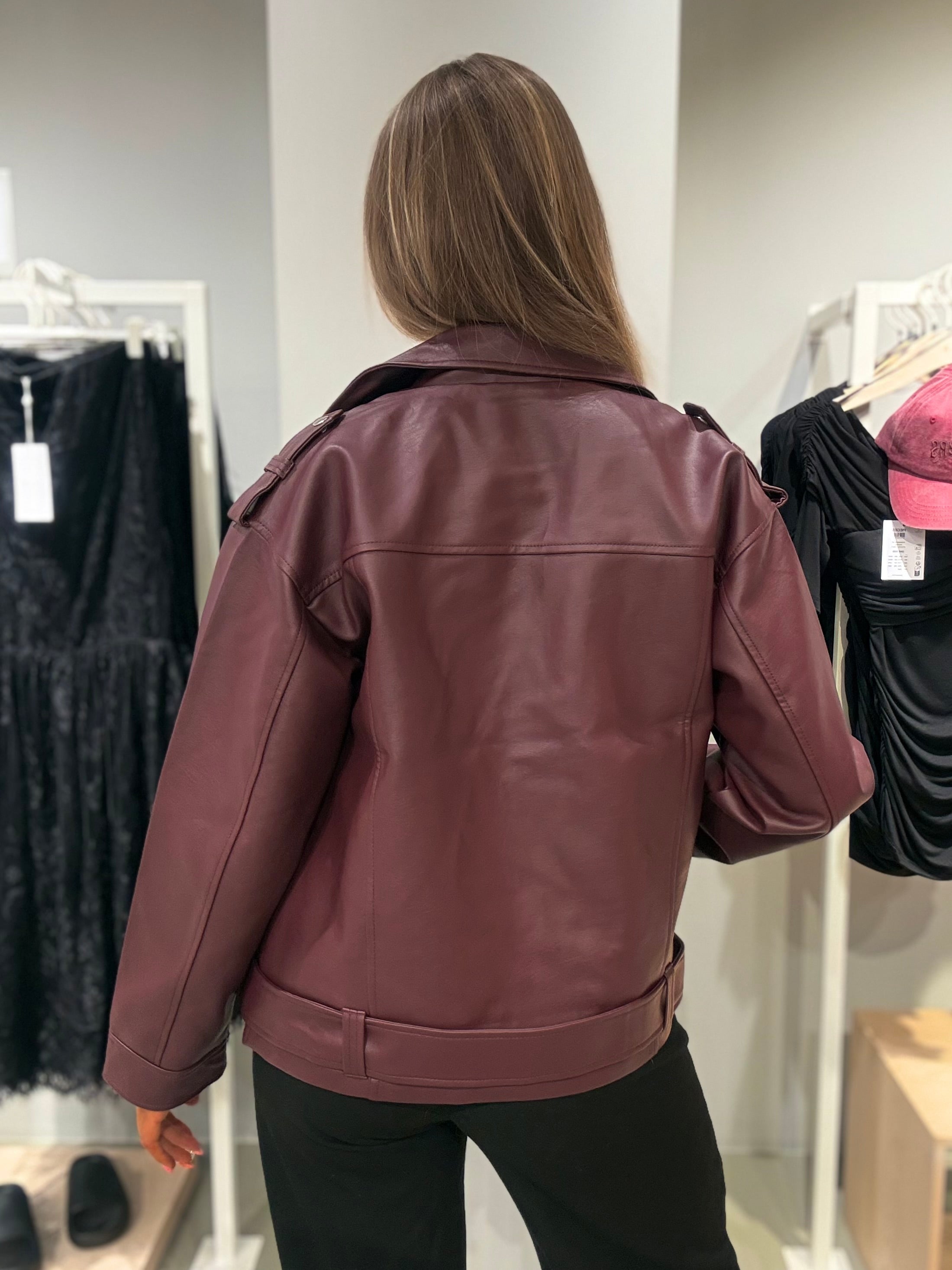 NMPAULINA Biker Jacket - Fig