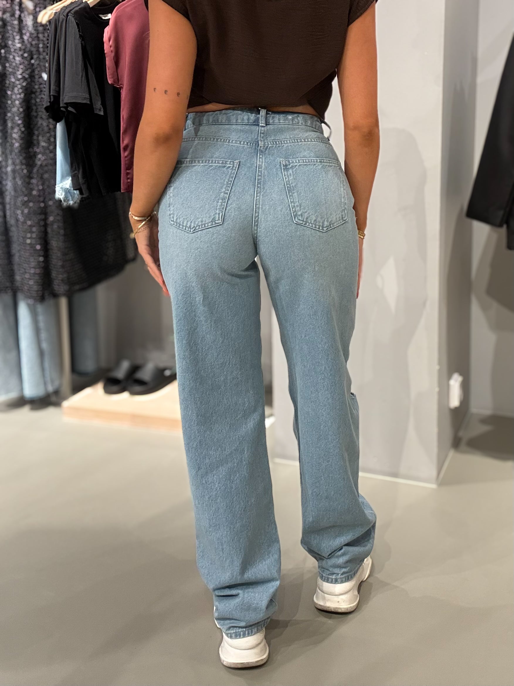 NMJANNEL Jeans - Light Blue Denim