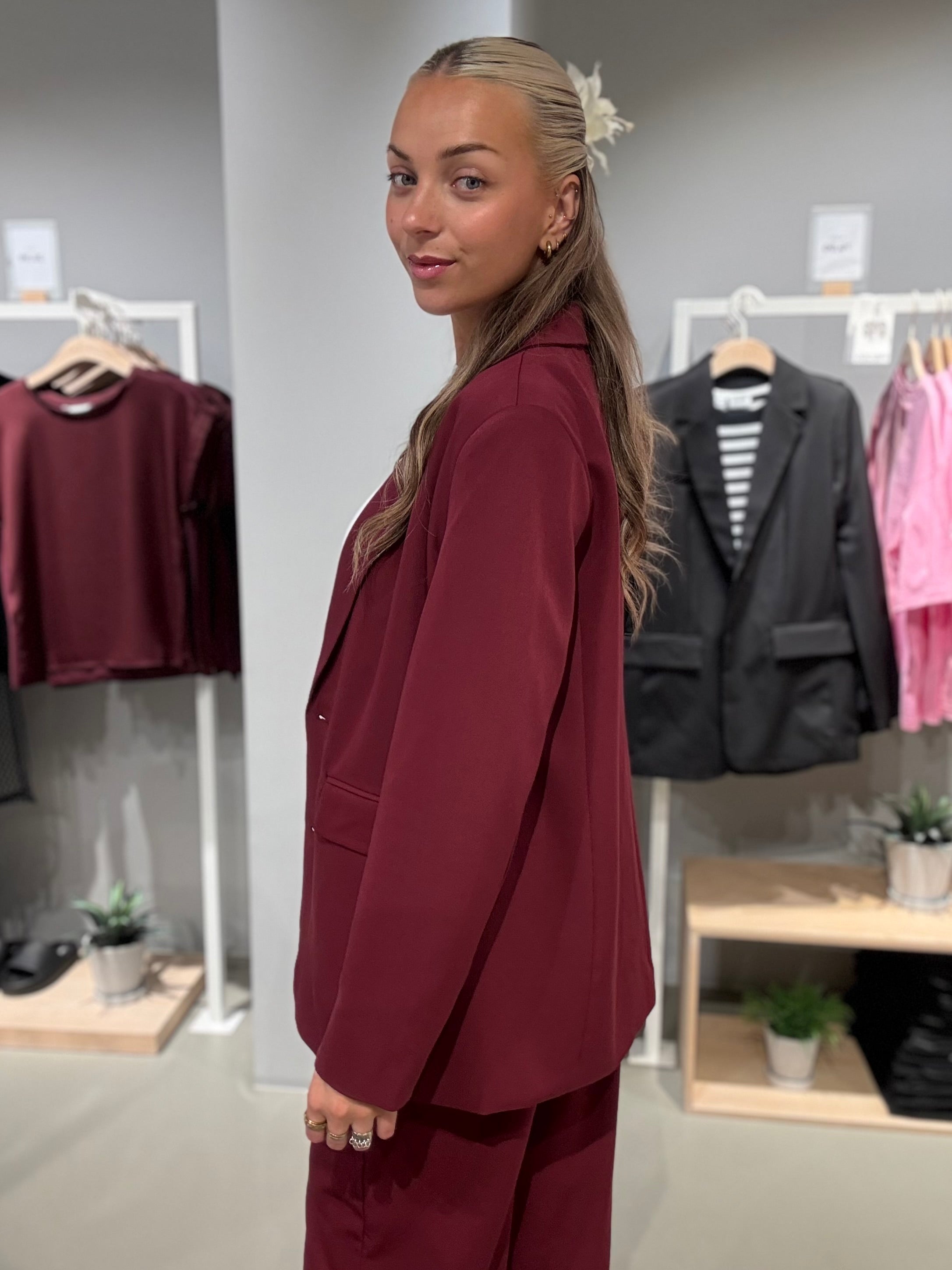 PCKAMIL Blazer - Tawny Port