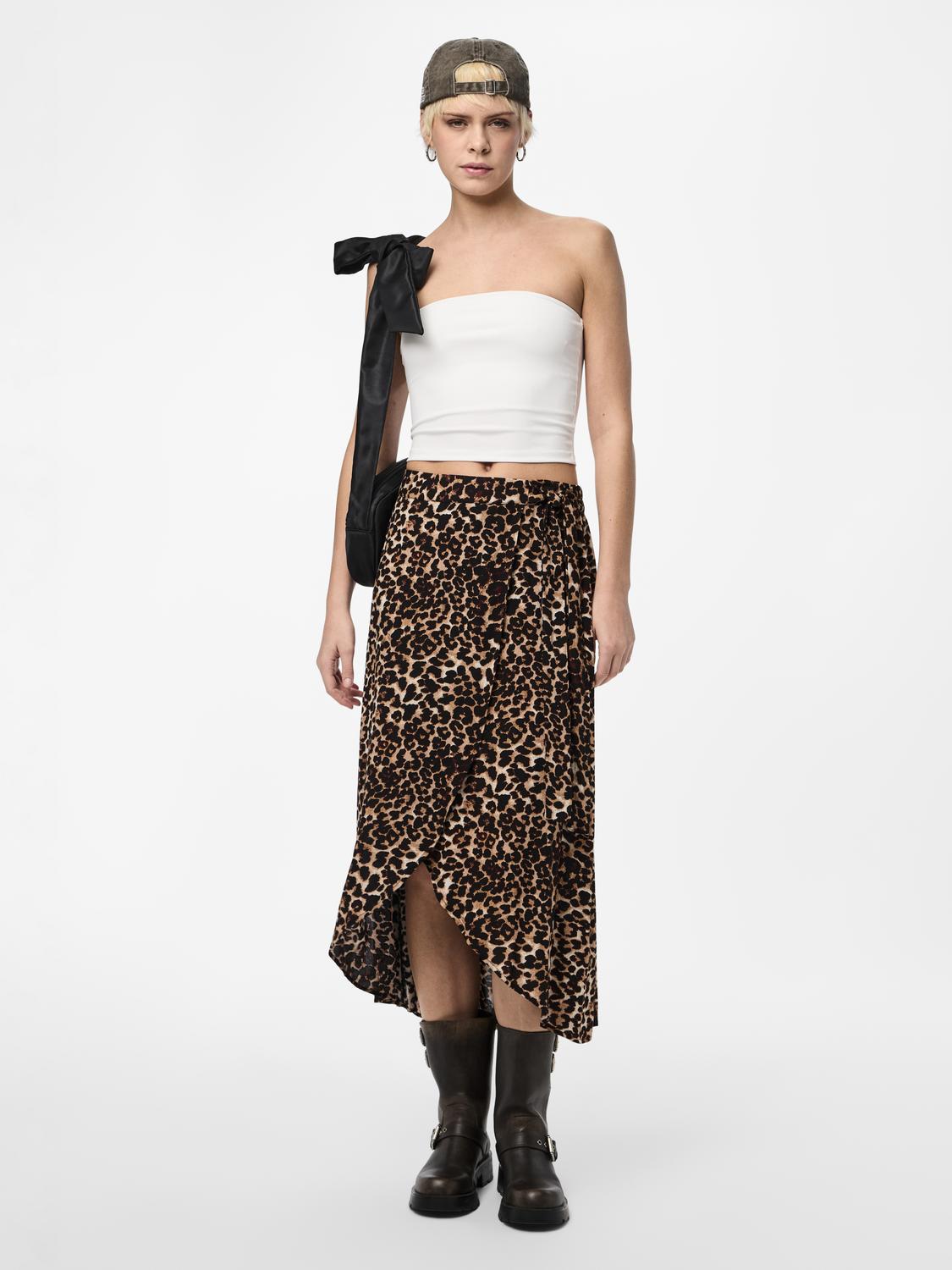 PCTALA Midi Skirt - Tanzine