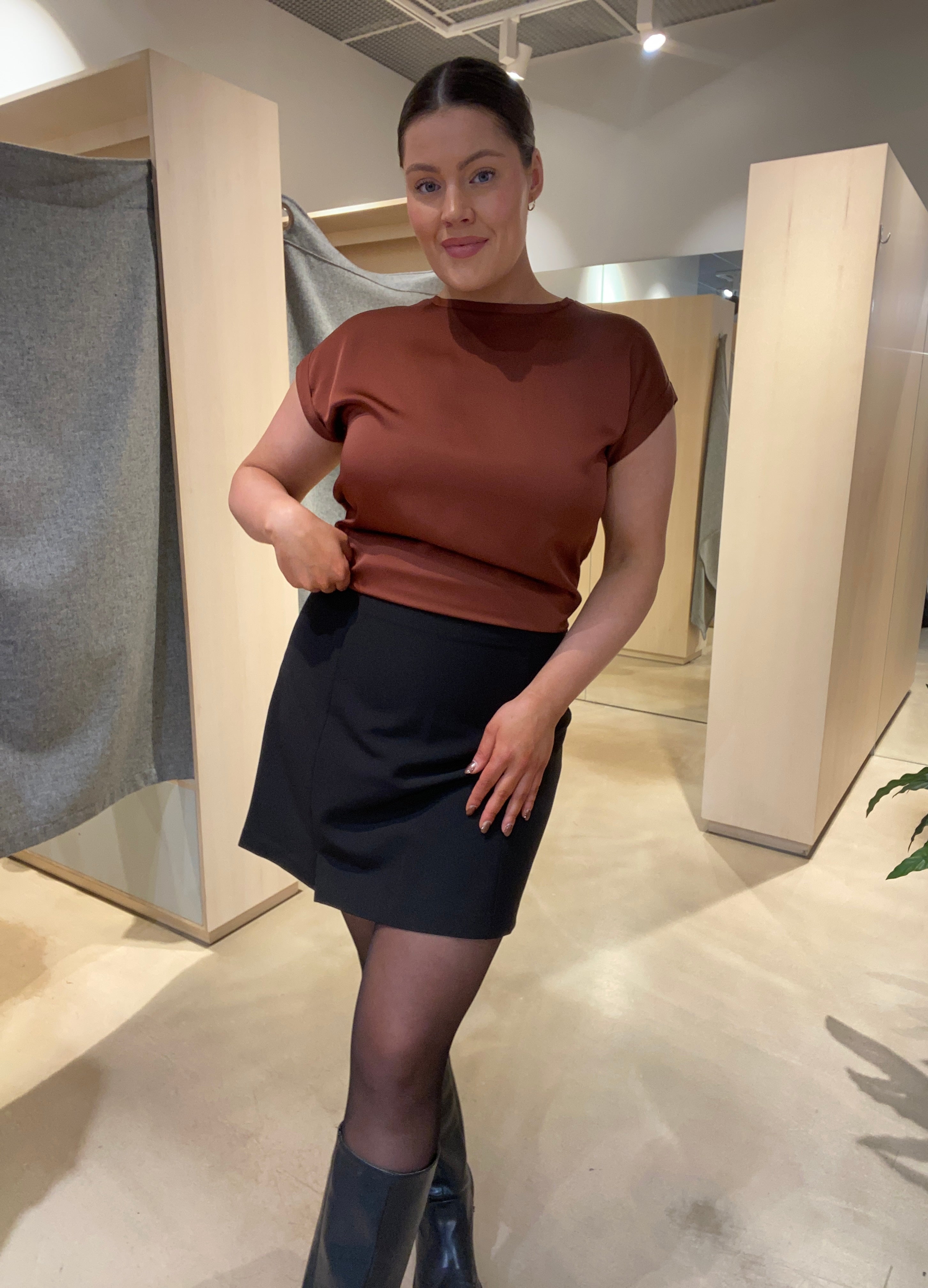 VIELLETTE Top - Cherry Mahogany