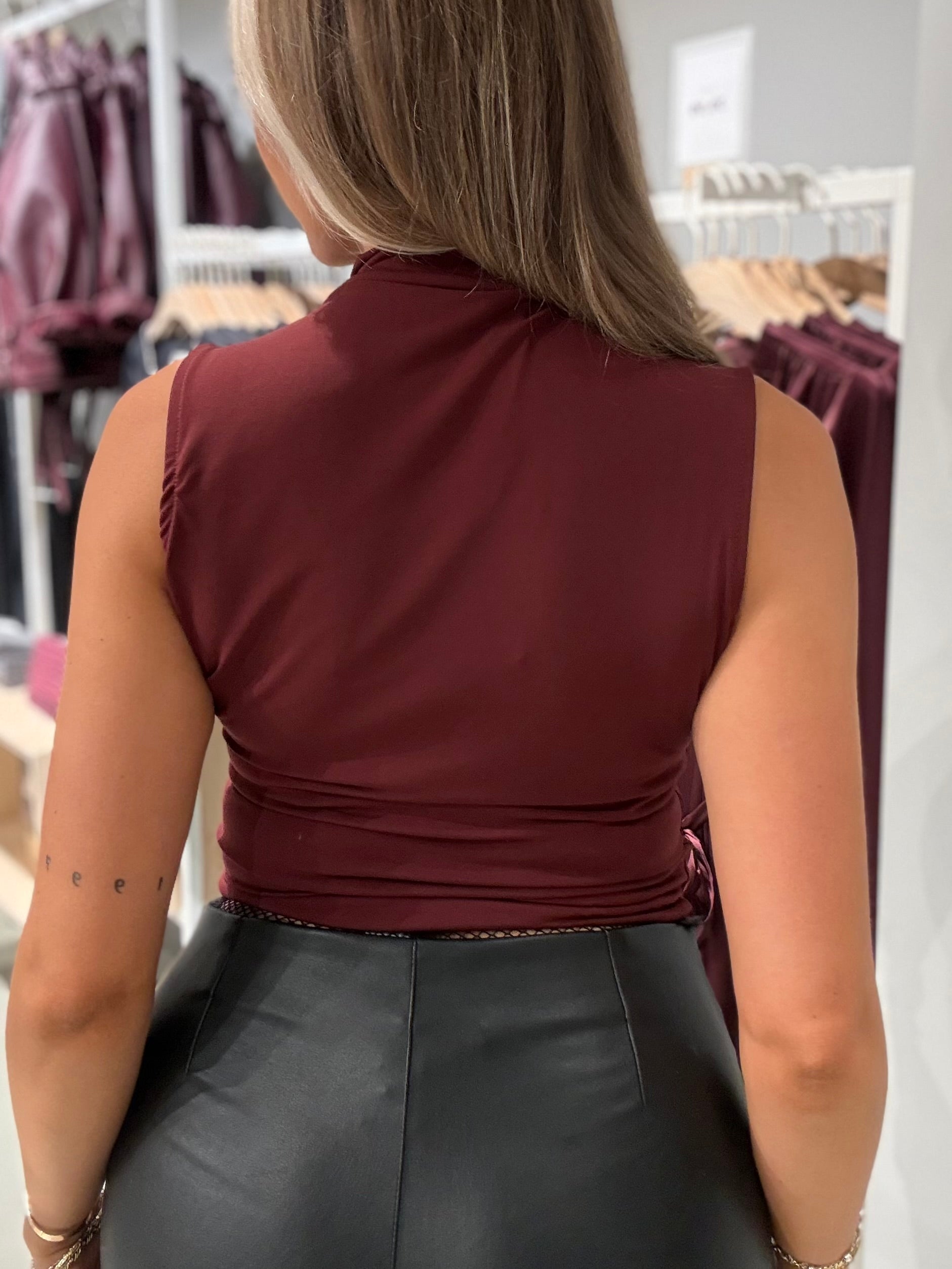 PCMADISON Top - Tawny Port
