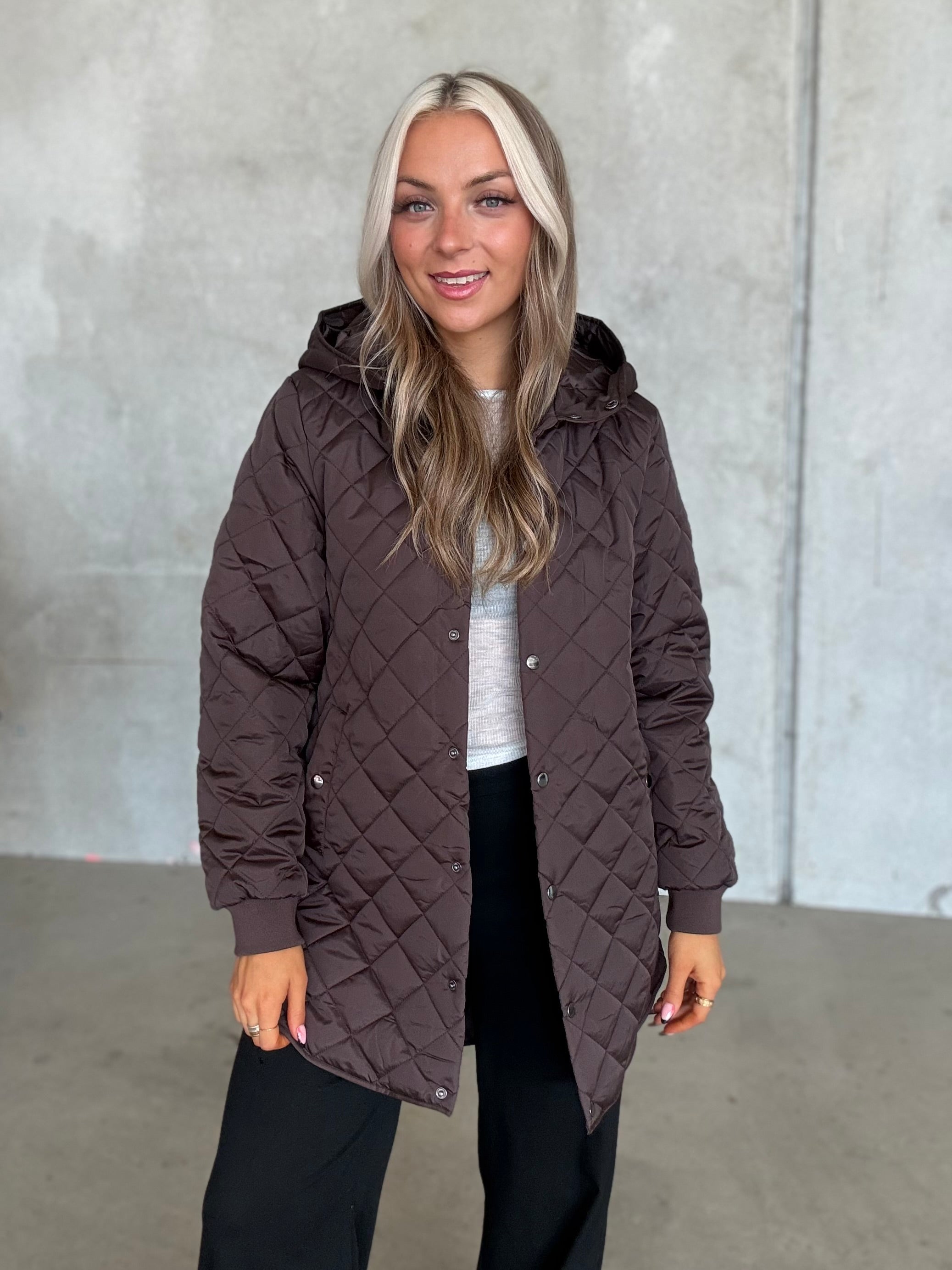VITATE Coat - Coffee Bean