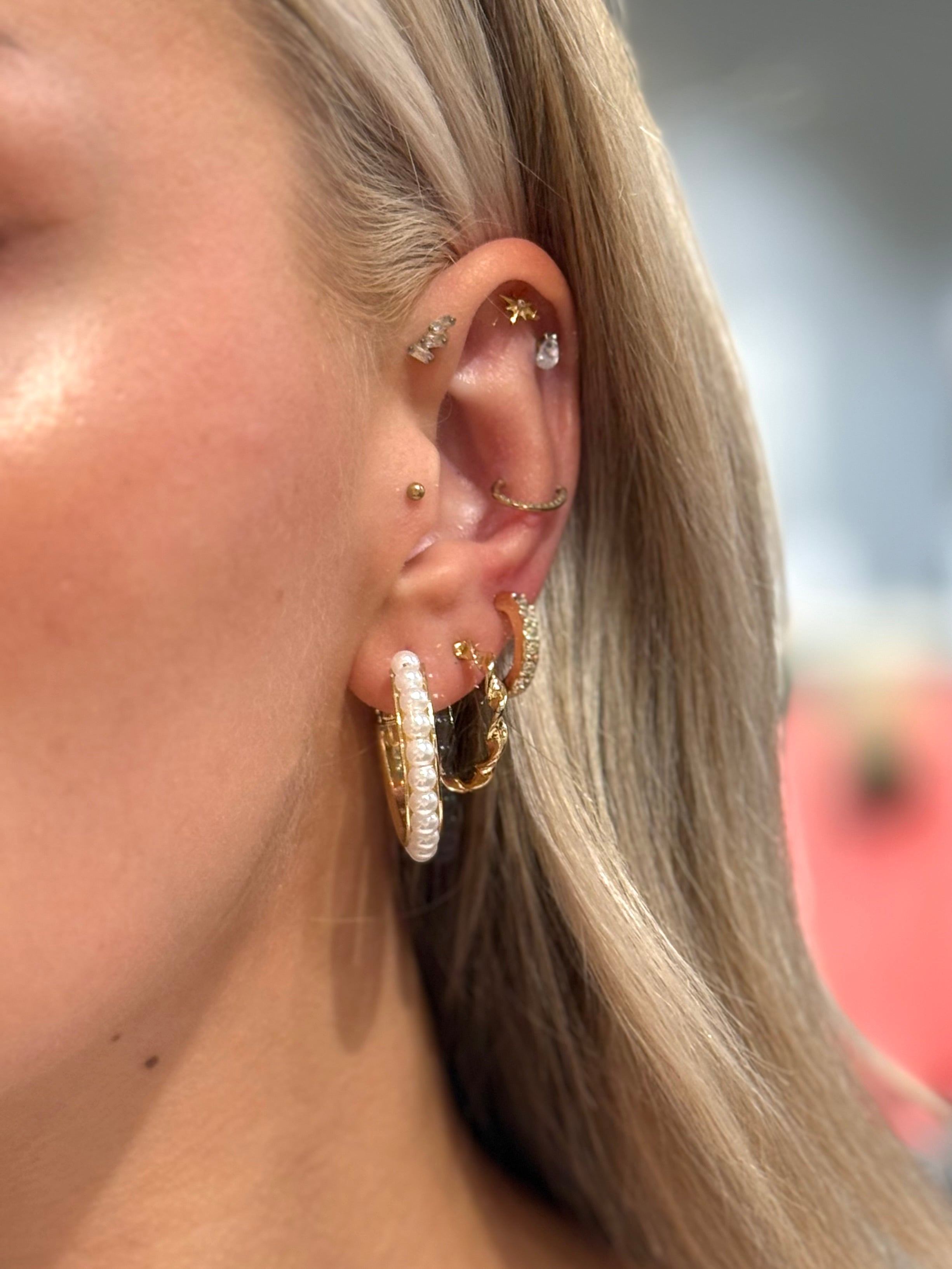 PCJANA Earrings - Gold Colour