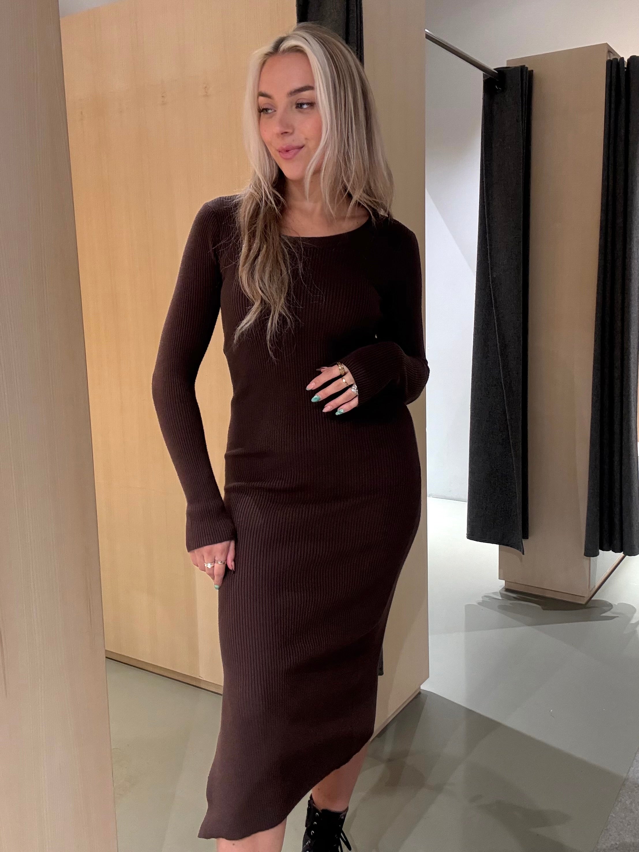 PCMIRA Short Dress - Hot Fudge