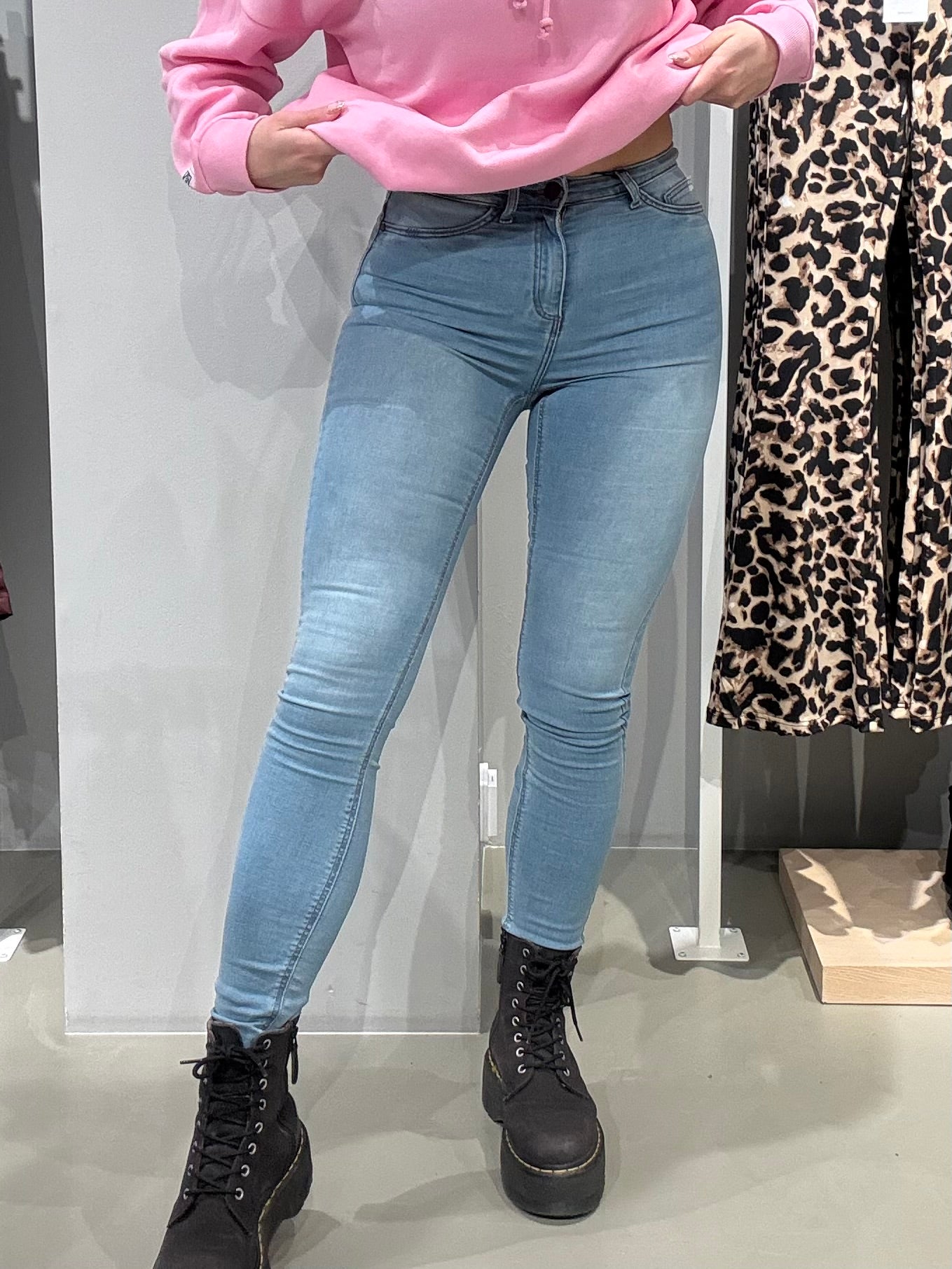 NMCALLIE Jeans - Light Blue Denim