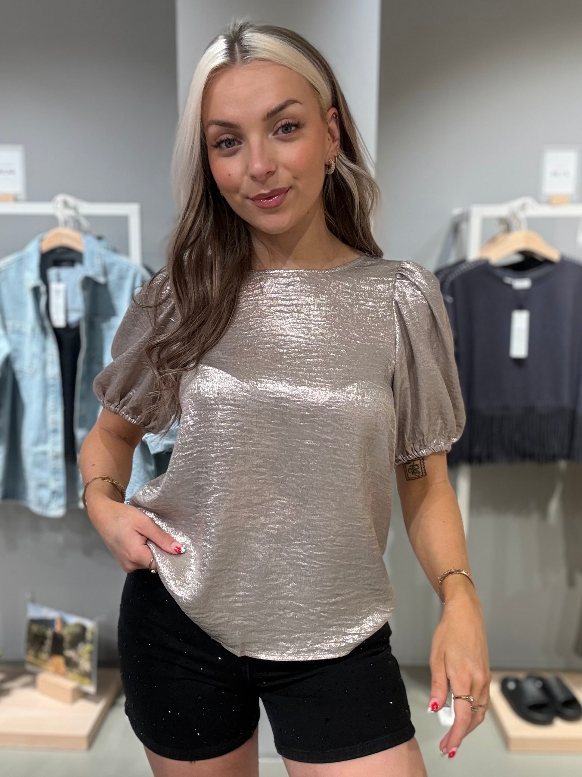 VIMETALLA Top - Birch