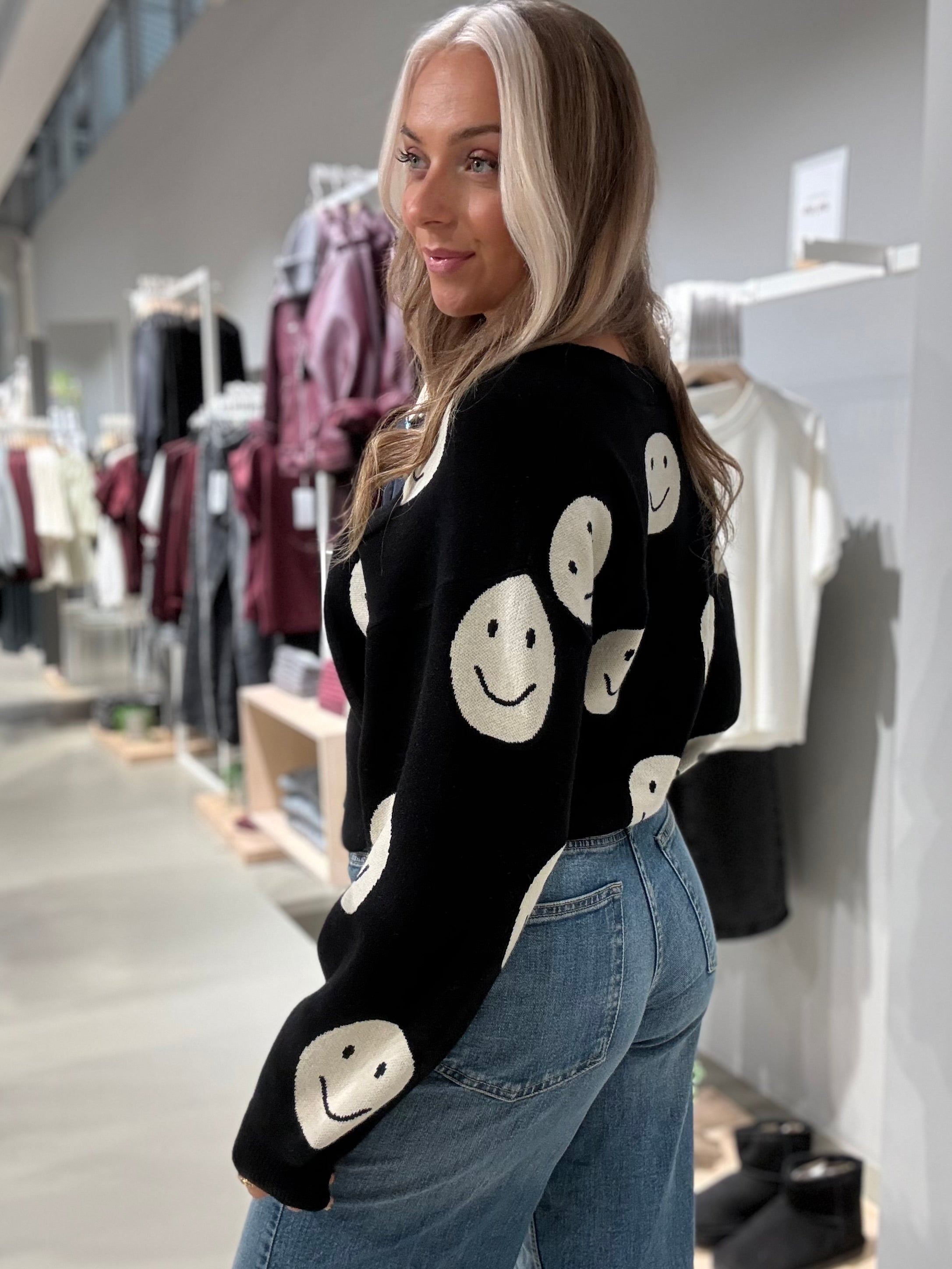 NMCHARLOTT Knitted Cardigan - Black