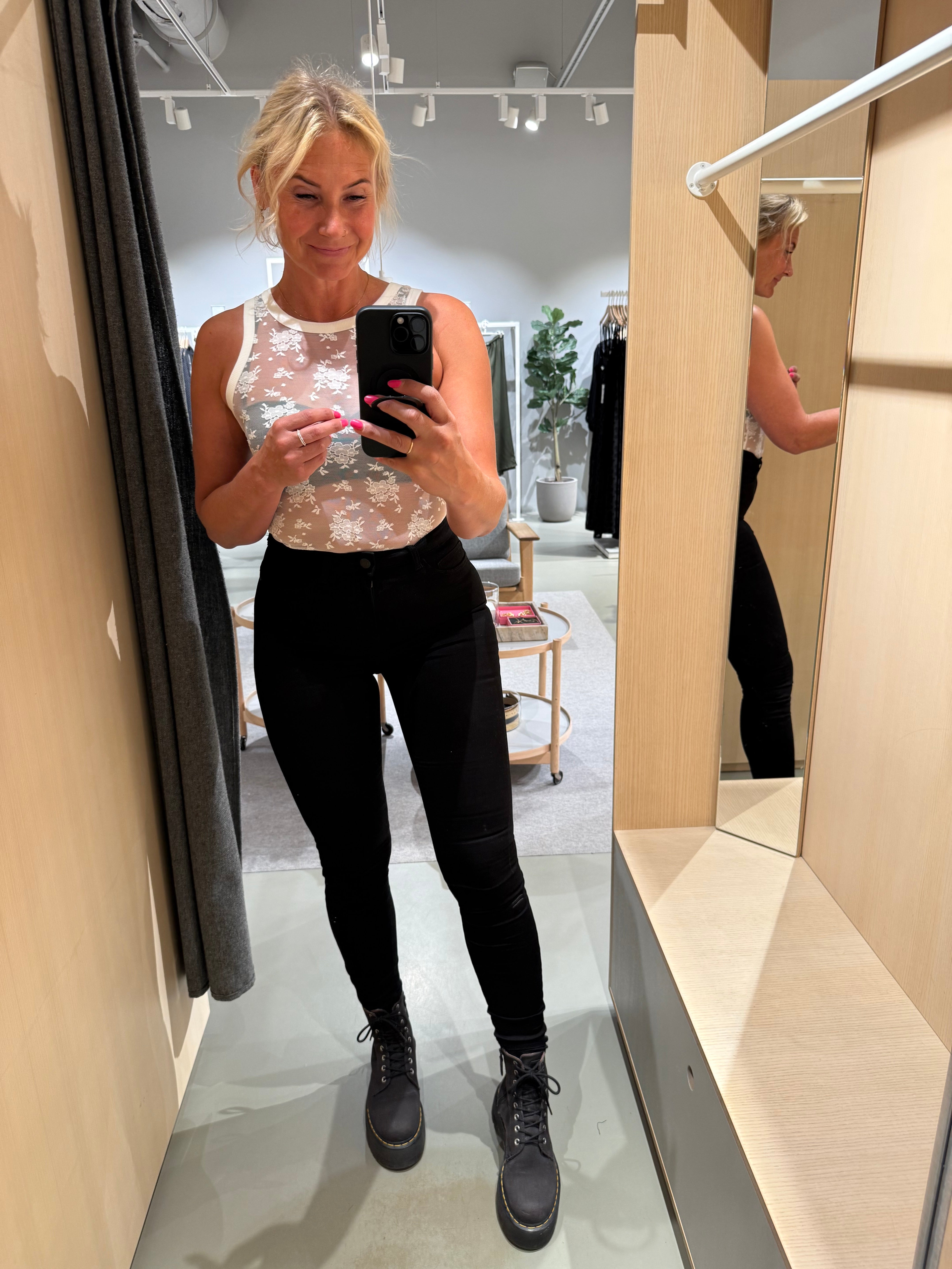 NMCALLIE Jeans - Black Denim