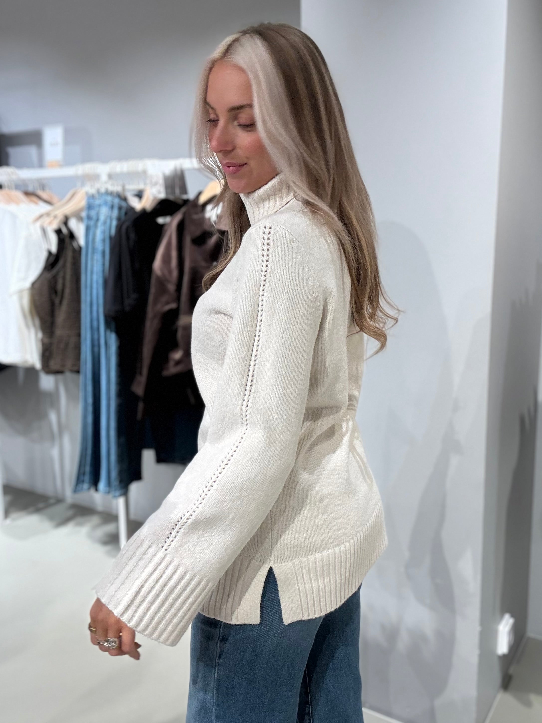 OBJMALI Pullover - Birch