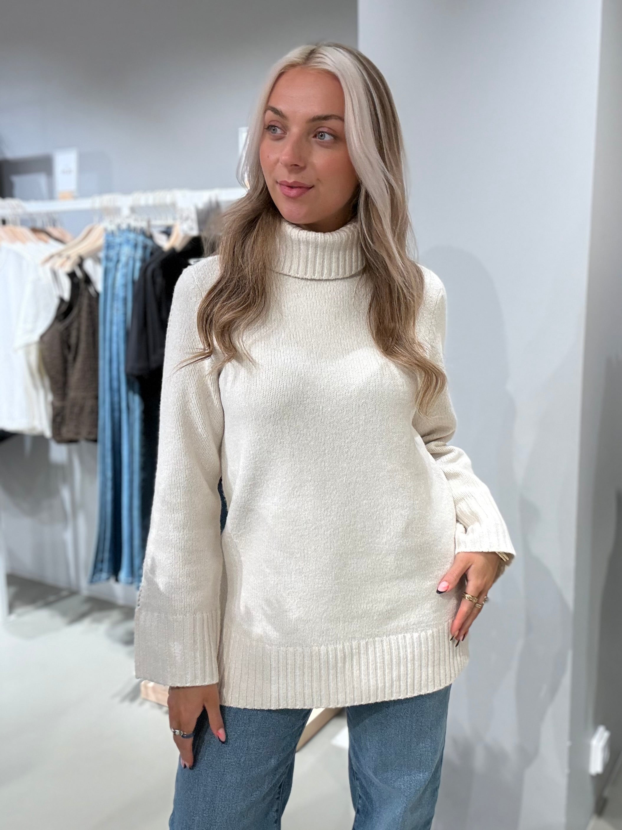 OBJMALI Pullover - Birch