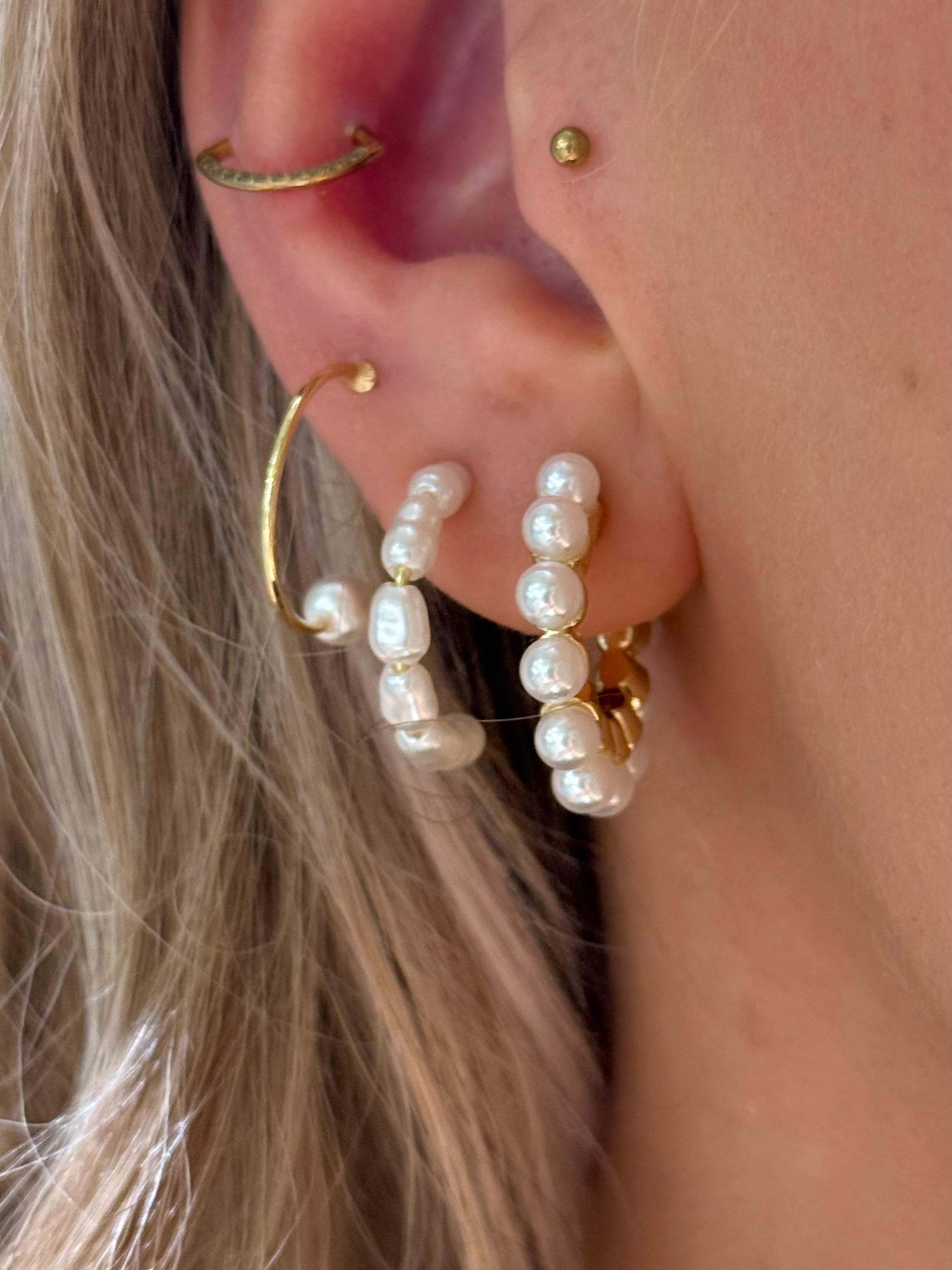 PCLETISA Earrings - Gold Colour