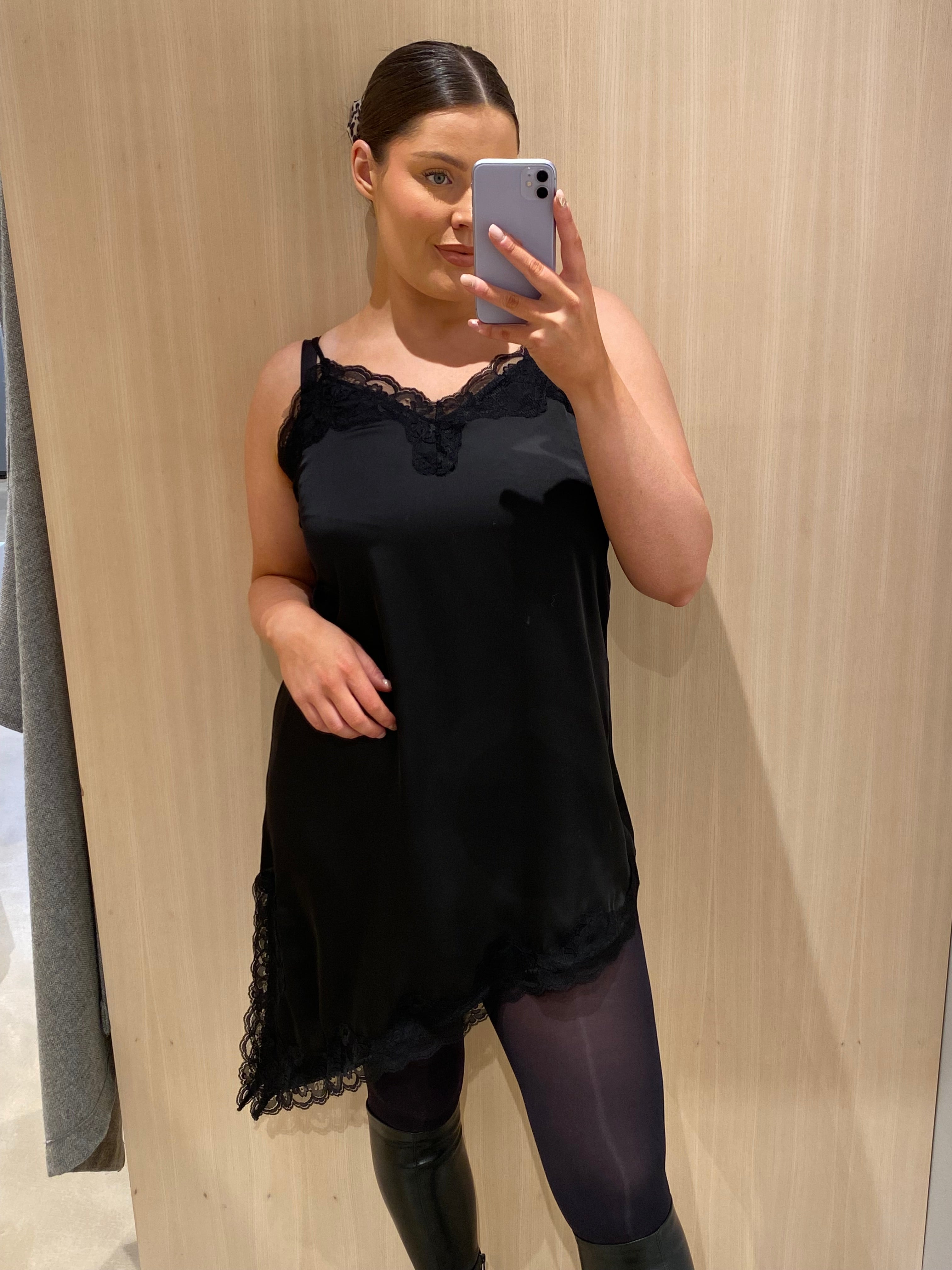 VILACEY Short Dress - Black