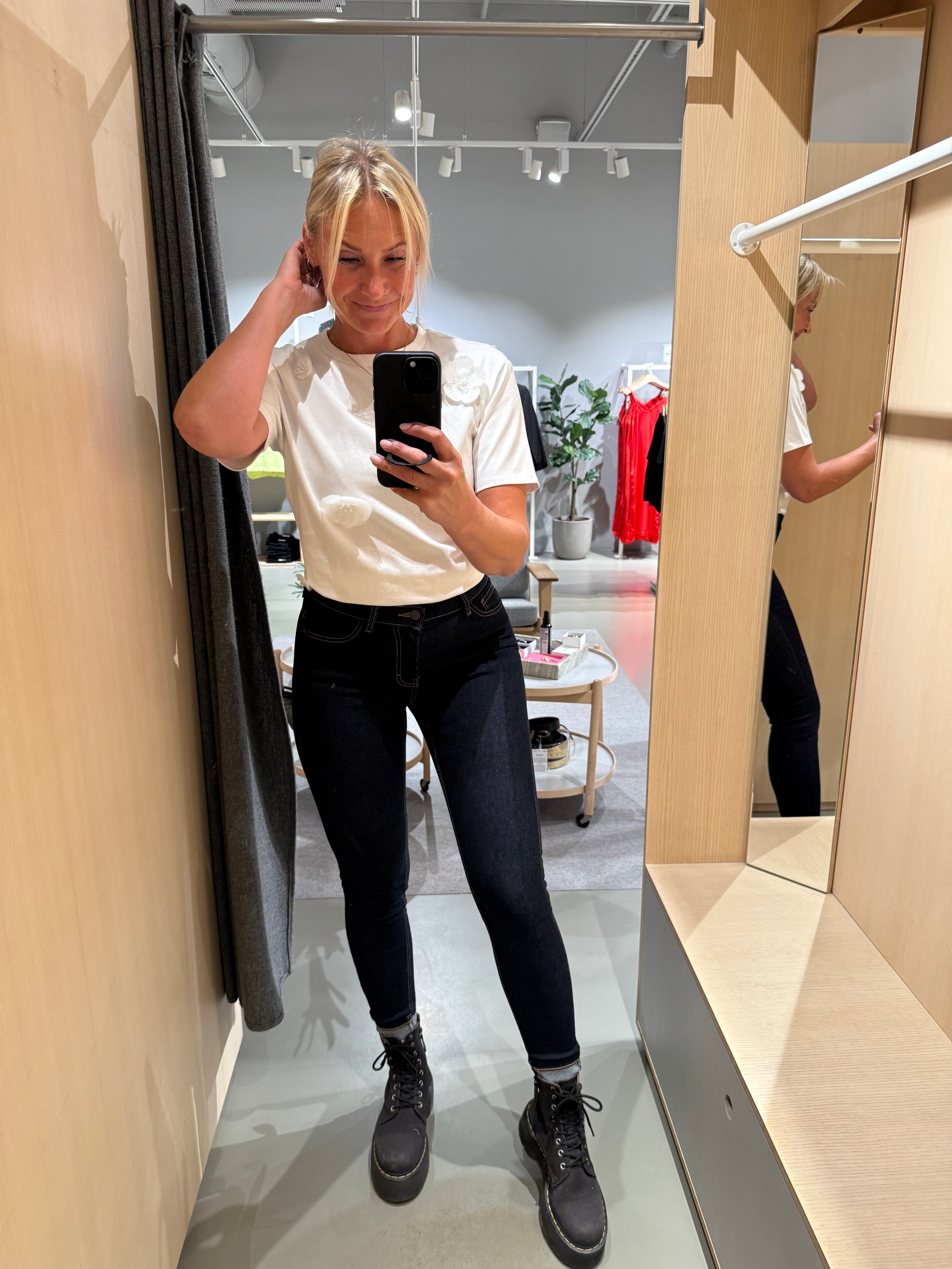 PCDAISY Jeans - Dark Blue Denim