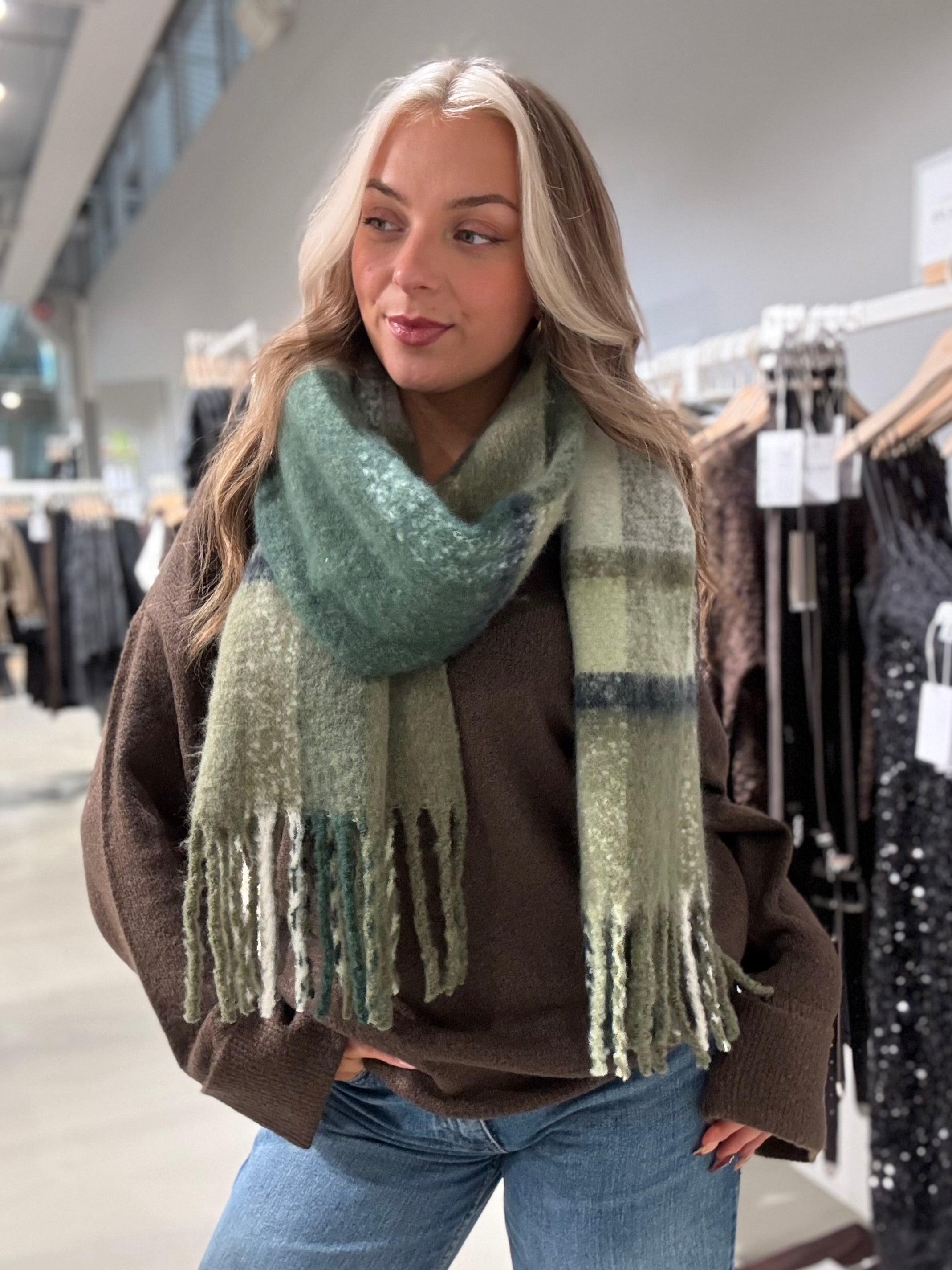 PCBEA Scarf - Deep Lichen Green