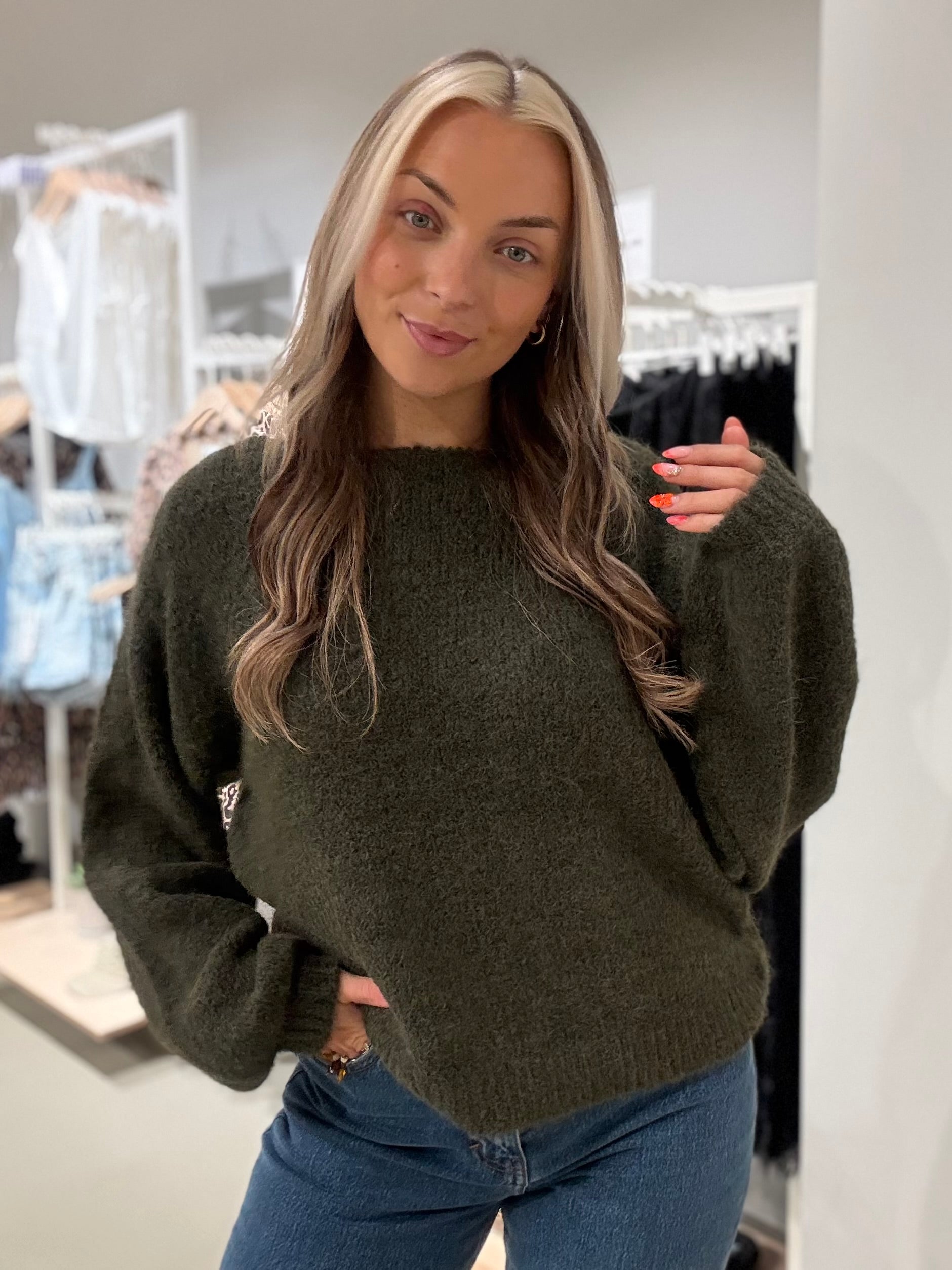 VIMARLEY Pullover - Forest Night