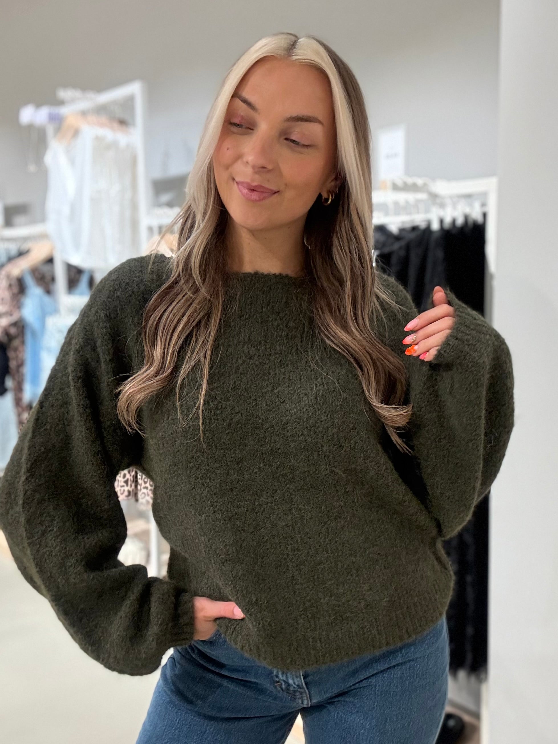 VIMARLEY Pullover - Forest Night