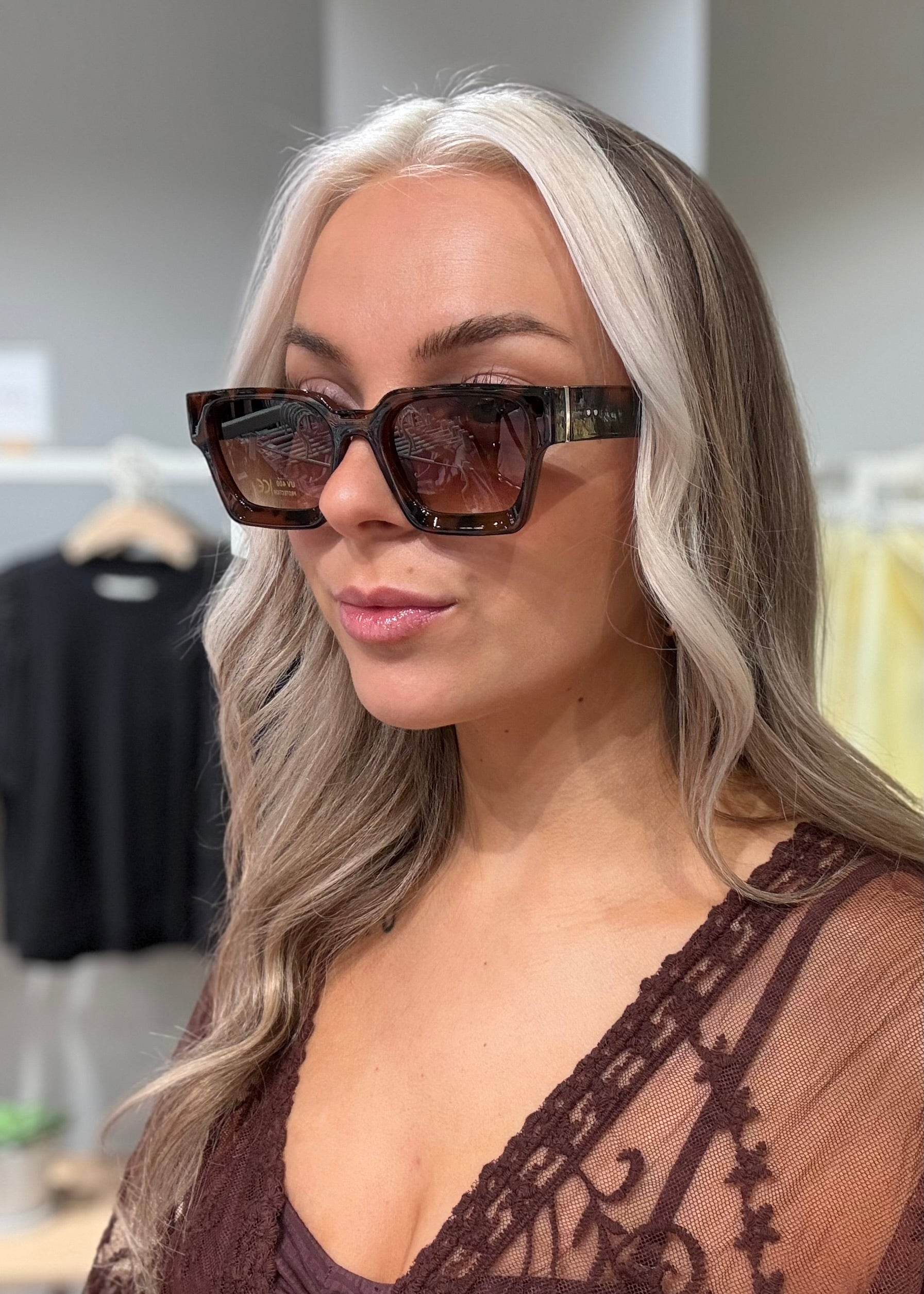 PCKAREN Sunglasses - Black