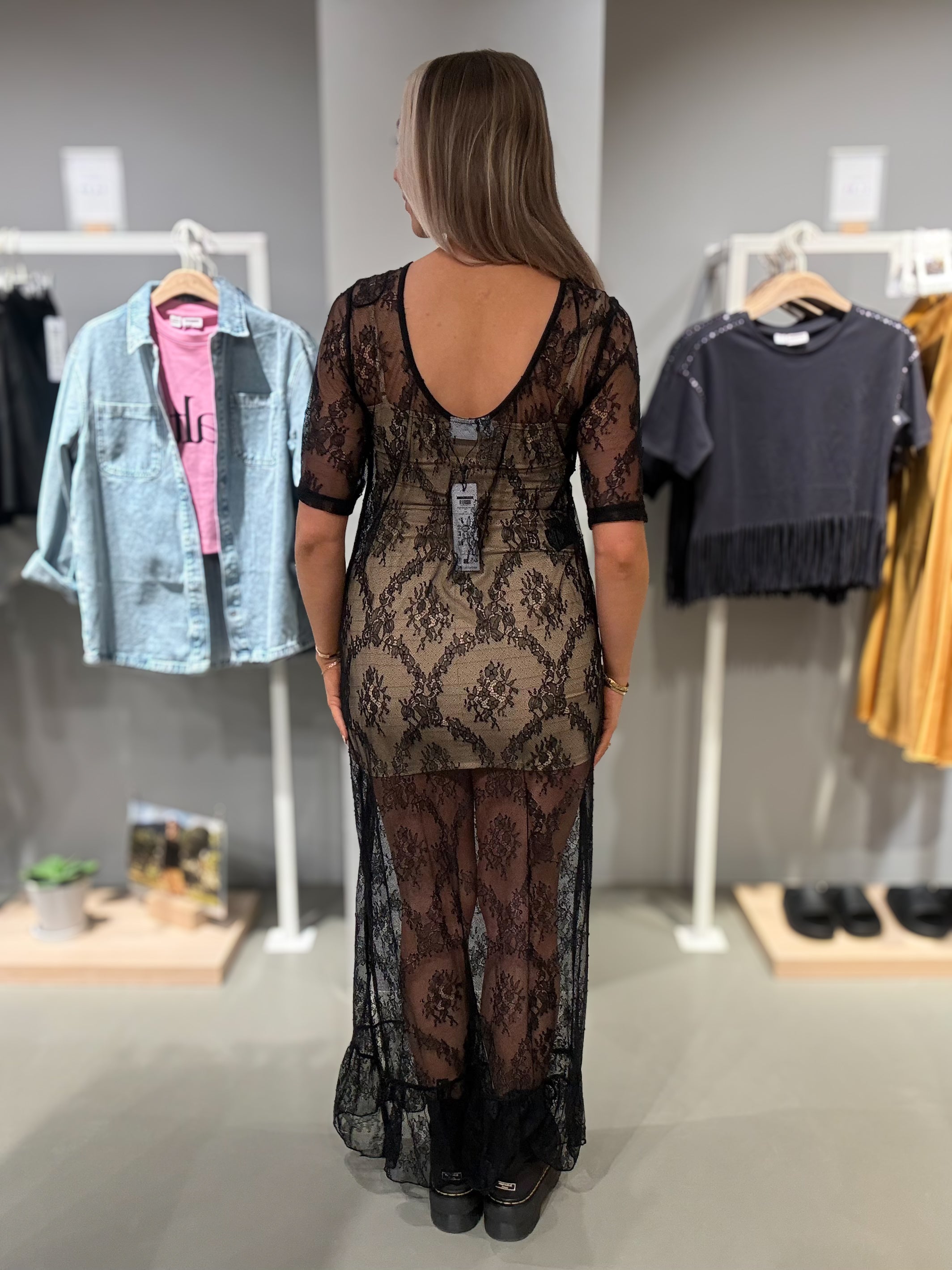 NMLUCIA Long Dress - Black