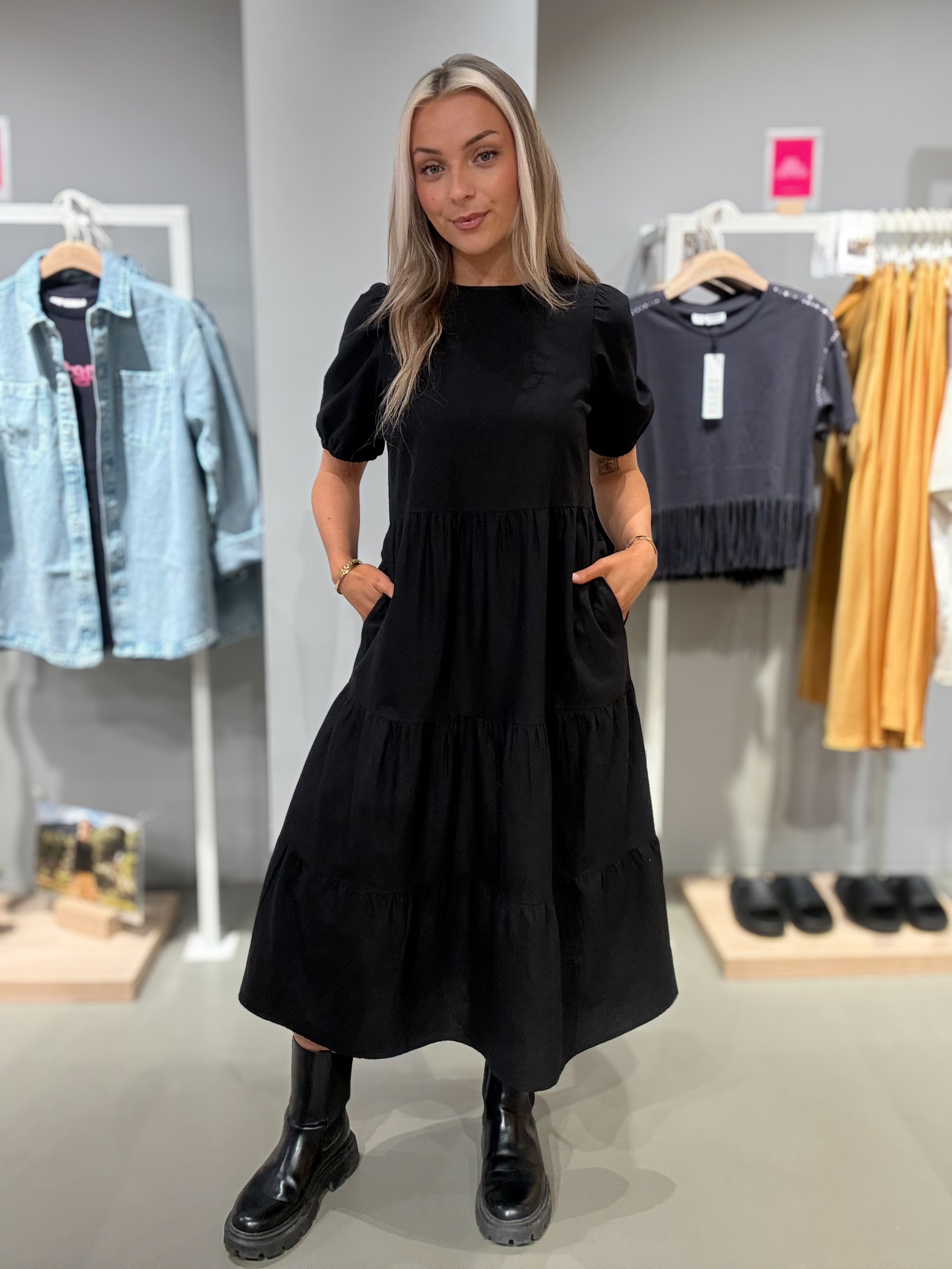 VIPRISILLA Midi Dress - Black Beauty