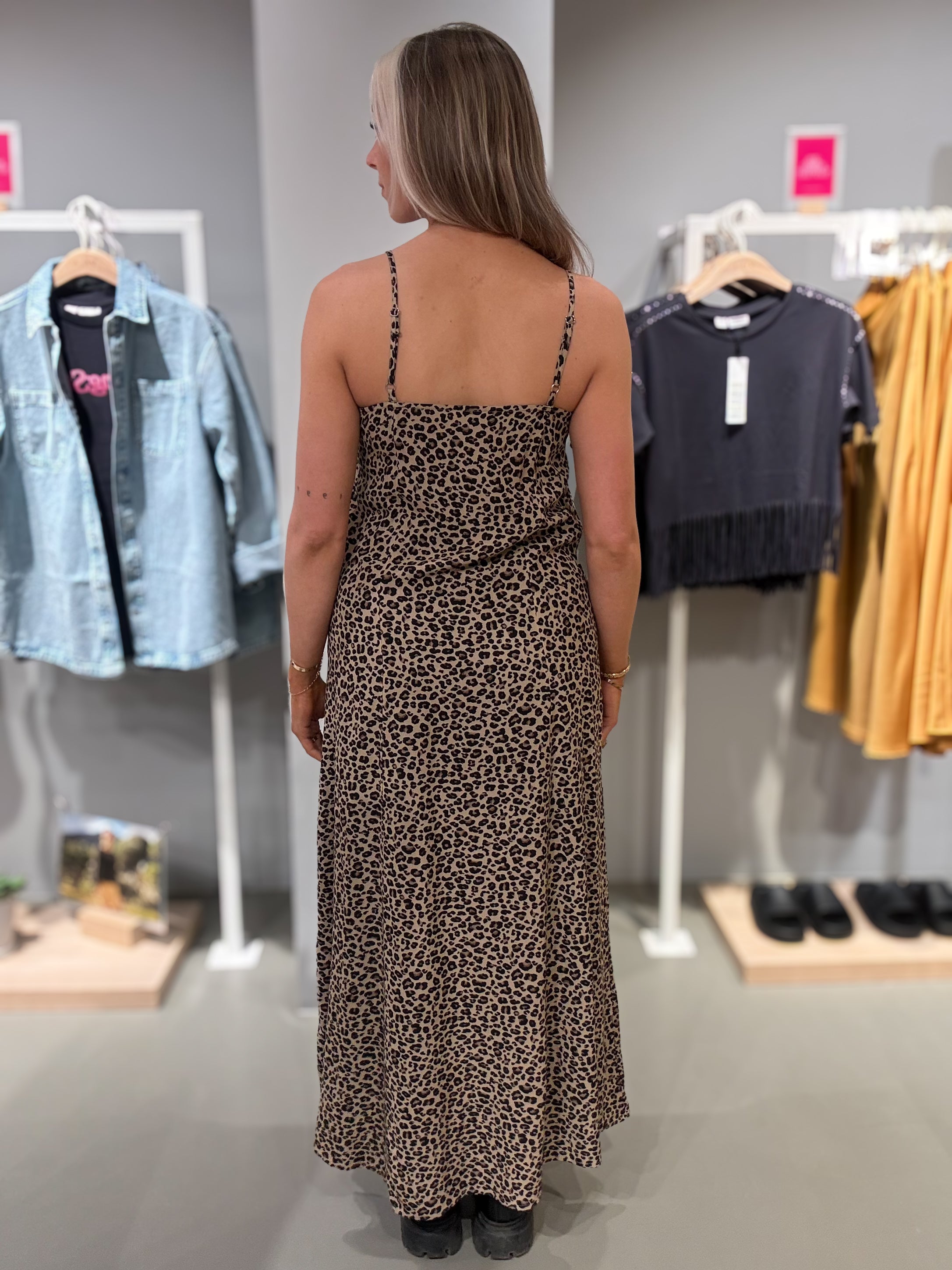 PCBARRI Long Dress - Cornstalk