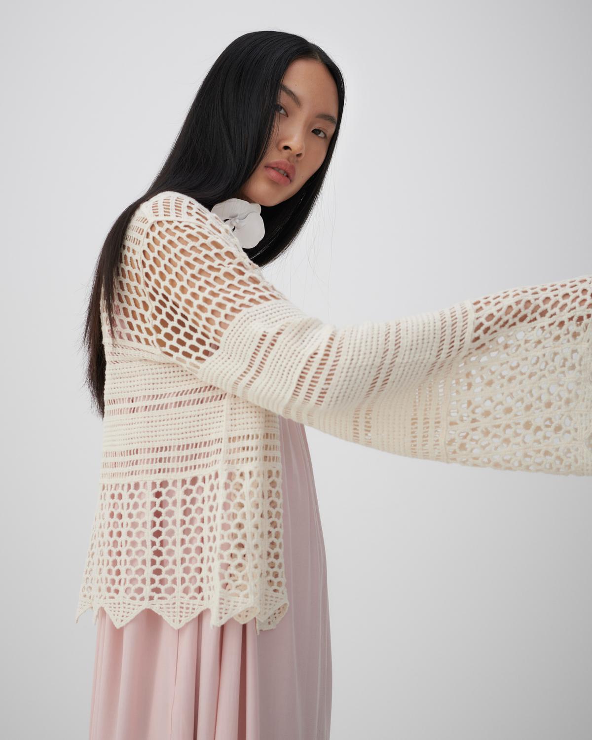 VIKUNA Knit Cardigan - Birch