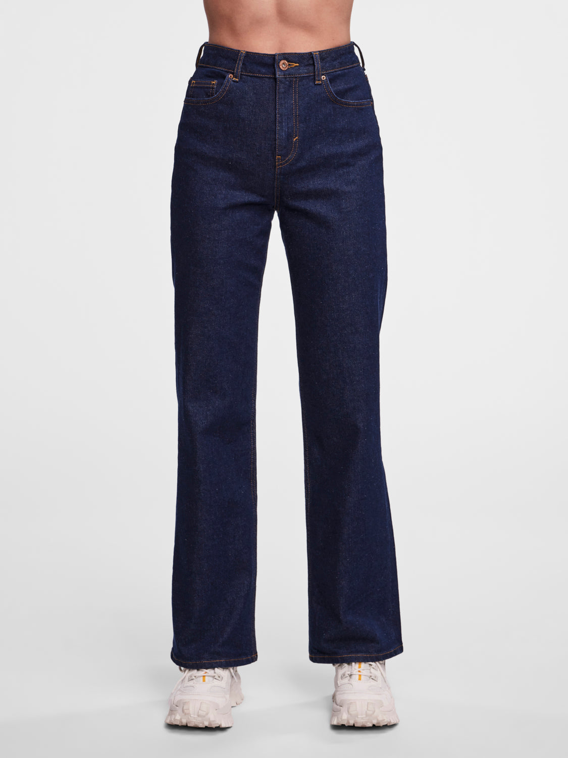 PCHOLLY Jeans - Dark Blue Denim