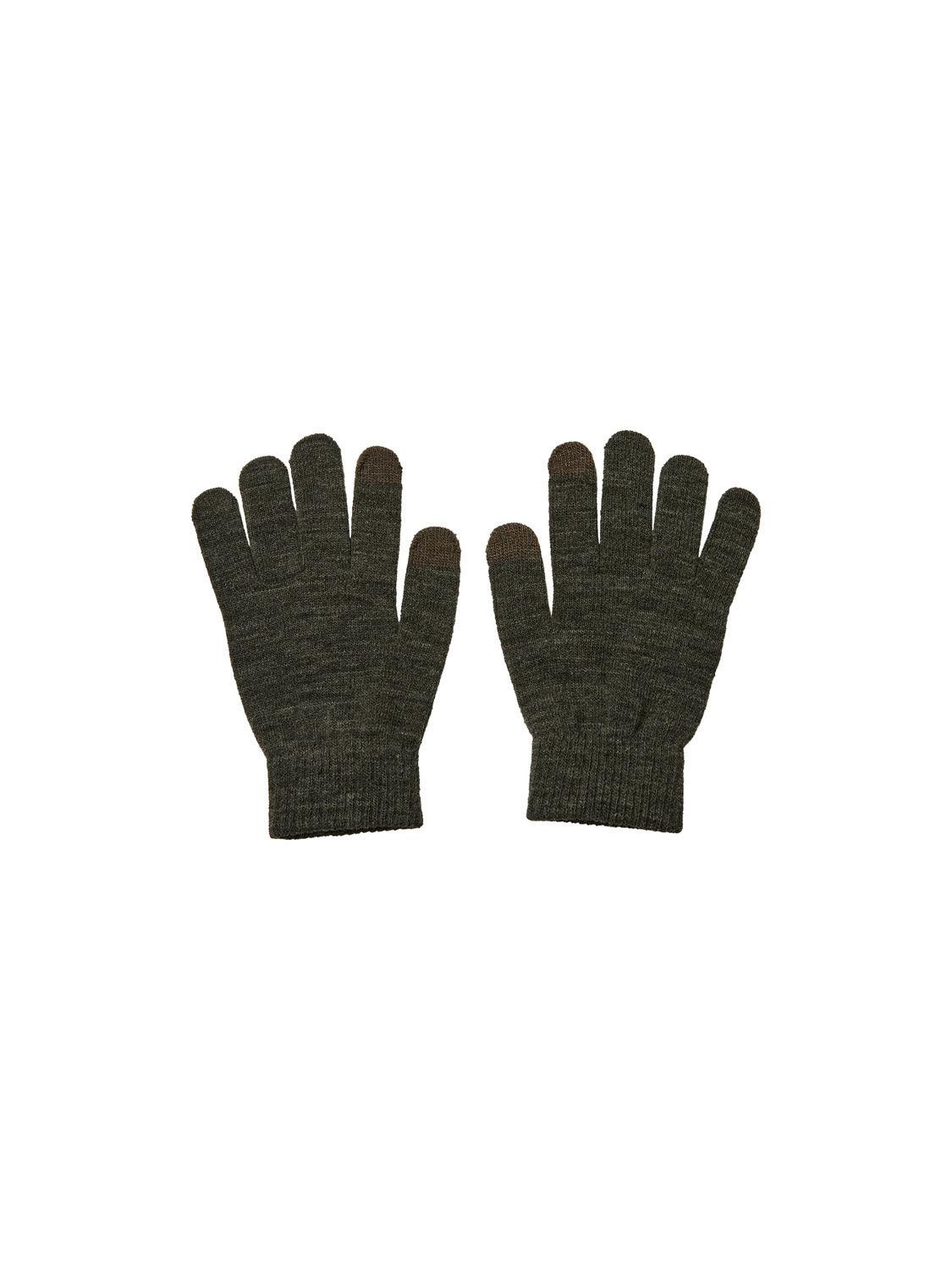 PCNEW Gloves - Dark Grey Melange